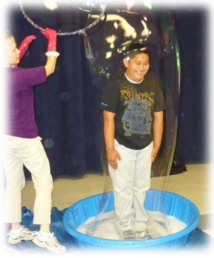 Best Bubble Party Birthday Boy In a Bubble At  Show For Kids, Children, Boys, and Girls as a Great Birthday Idea 
